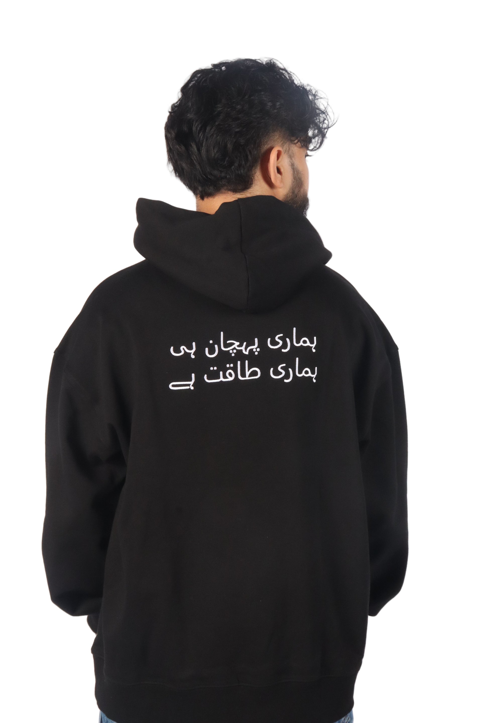 Season Hoodie - Black (SATIN LINED HOOD)